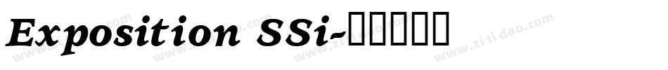 Exposition SSi字体转换
